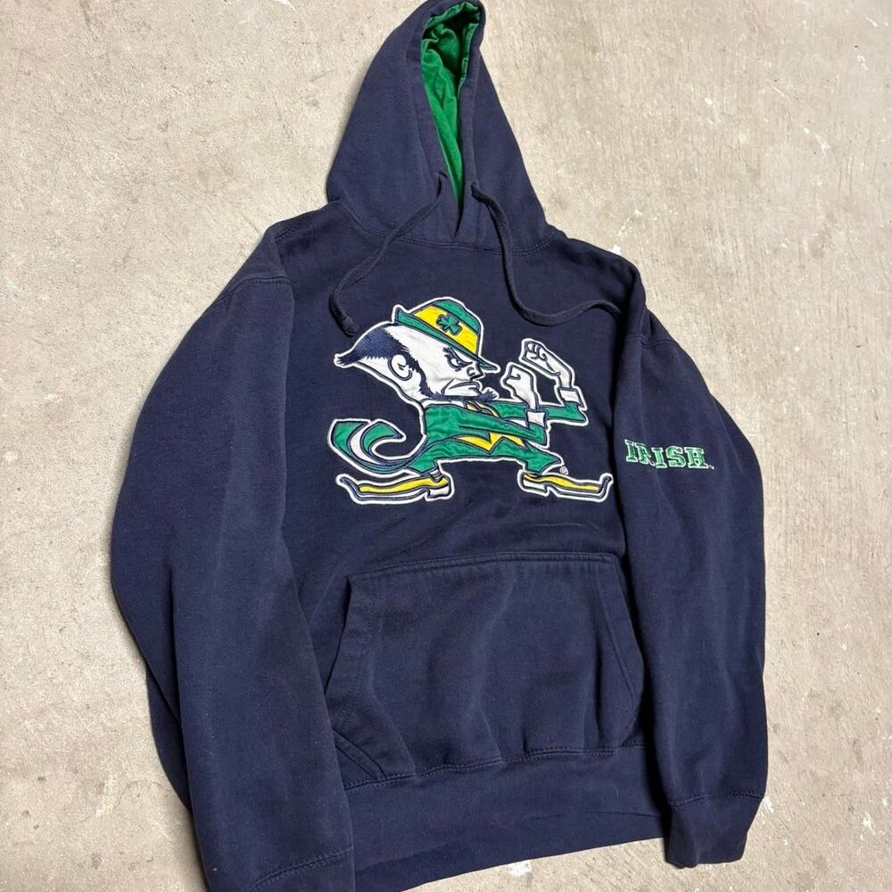 American-apparel Men's Navy and Blue Hoodie